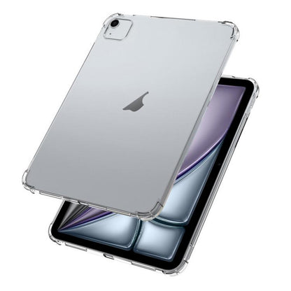For iPad Air 13 2024 / 2025 Highly Transparent TPU Full Thicken Corners Shockproof Protective Case(Transparent) by buy2fix