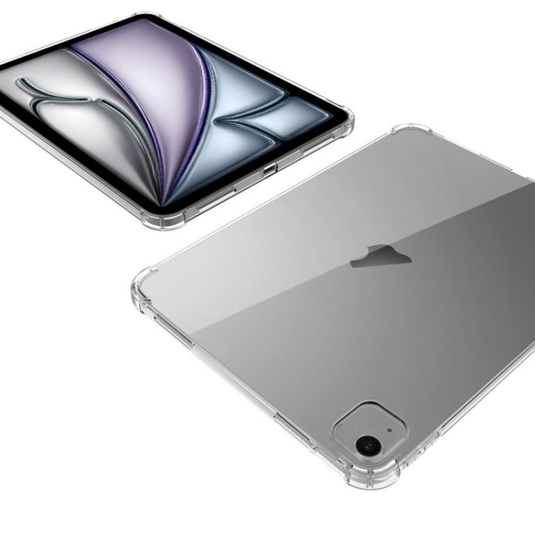 For iPad Air 13 2024 / 2025 Highly Transparent TPU Full Thicken Corners Shockproof Protective Case(Transparent) by buy2fix
