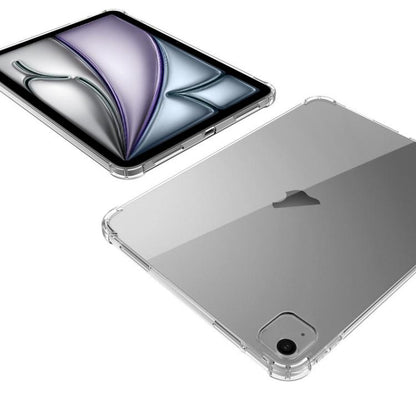 For iPad Air 13 2024 / 2025 Highly Transparent TPU Full Thicken Corners Shockproof Protective Case(Transparent) by buy2fix