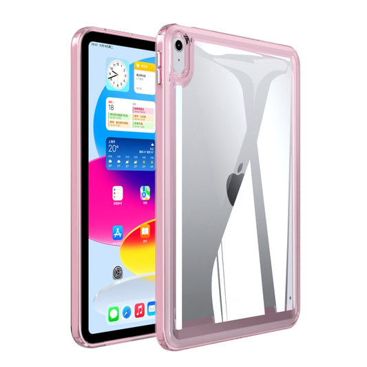 For iPad Air 11 2025 / 2024 Transparent Acrylic Tablet Case(Pink) by buy2fix