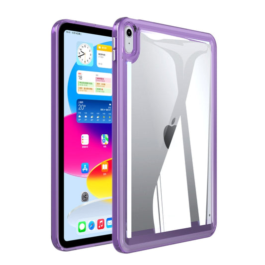 For iPad Air 11 2024 Transparent Acrylic Tablet Case(Dark Purple) - iPad Air 11 2024 Cases by buy2fix | Online Shopping UK | buy2fix