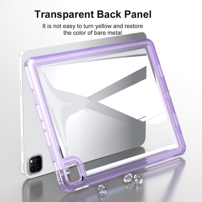 For iPad Pro 12.9 2022 / 2021 / 2020 Transparent Acrylic Tablet Case(Blue) - iPad Pro 12.9 (2022/2021) Cases by buy2fix | Online Shopping UK | buy2fix