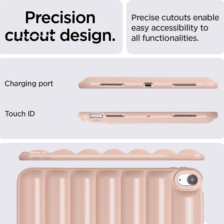 For iPad Air 11 2025 / 2024 Eiderdown Cushion Shockproof Tablet Case(Pink) by buy2fix