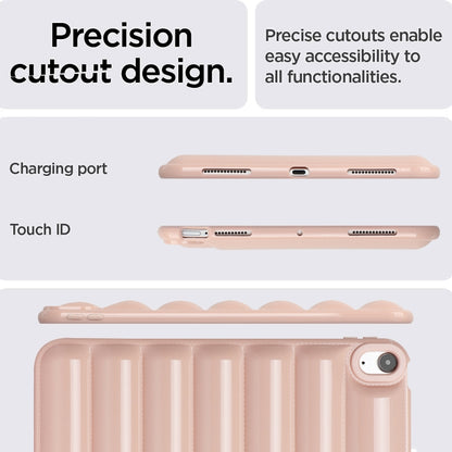 For iPad Air 11 2025 / 2024 Eiderdown Cushion Shockproof Tablet Case(Pink) by buy2fix