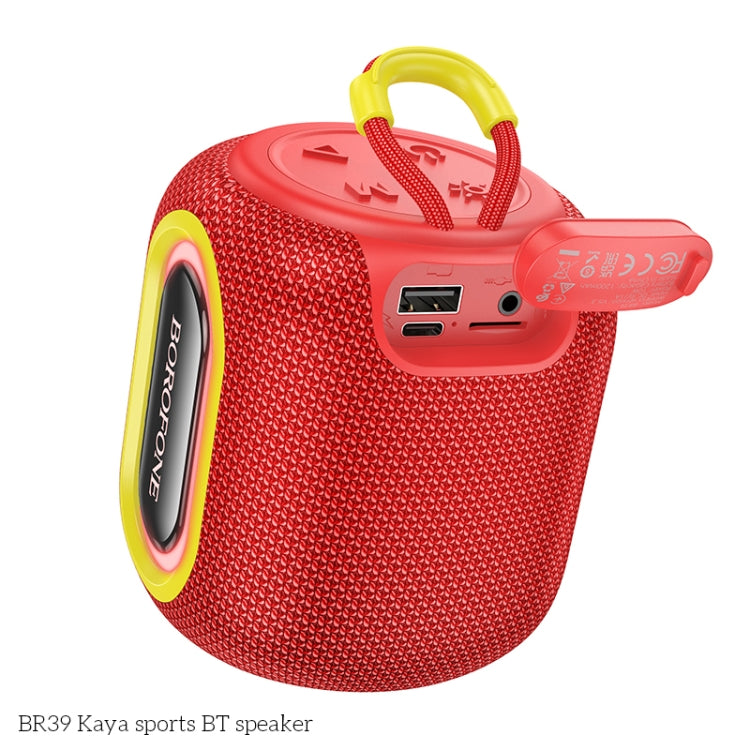 Borofone BR39 Portable Kaya Sports BT Speaker(Red) - Desktop Speaker by Borofone | Online Shopping UK | buy2fix