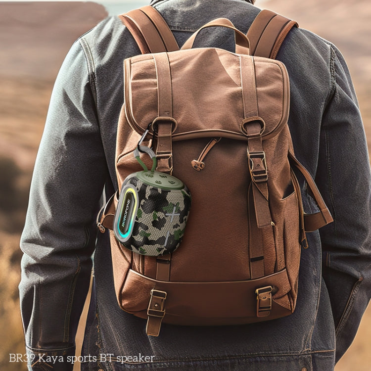 Borofone BR39 Portable Kaya Sports BT Speaker(Grey) - Desktop Speaker by Borofone | Online Shopping UK | buy2fix