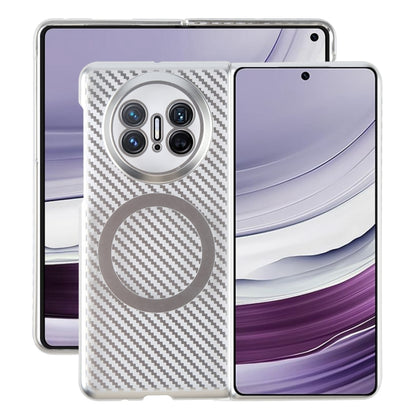 For Huawei Mate X5 6D Plated Carbon Fiber Clear Magsafe PC Phone Case(Starlight Silver) - Huawei Cases by buy2fix | Online Shopping UK | buy2fix