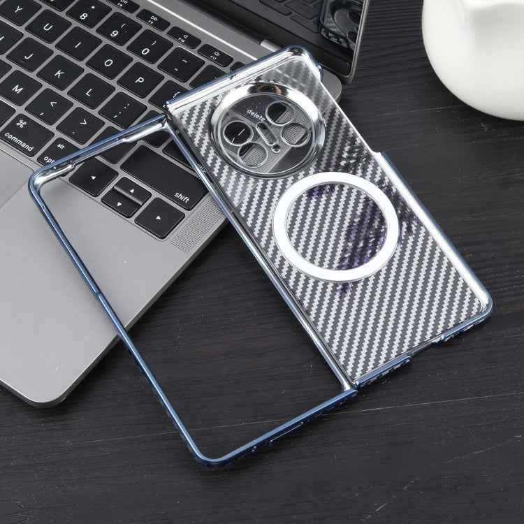 For Huawei Mate X5 6D Plated Carbon Fiber Clear Magsafe PC Phone Case(Dream Blue) - Huawei Cases by buy2fix | Online Shopping UK | buy2fix