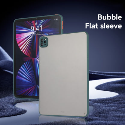 For iPad Pro 12.9 2022/2021/2020/2018 Skin Feel 2 in 1 PC Hybrid TPU Tablet Case(Green) - iPad Pro 12.9 (2022/2021) Cases by buy2fix | Online Shopping UK | buy2fix