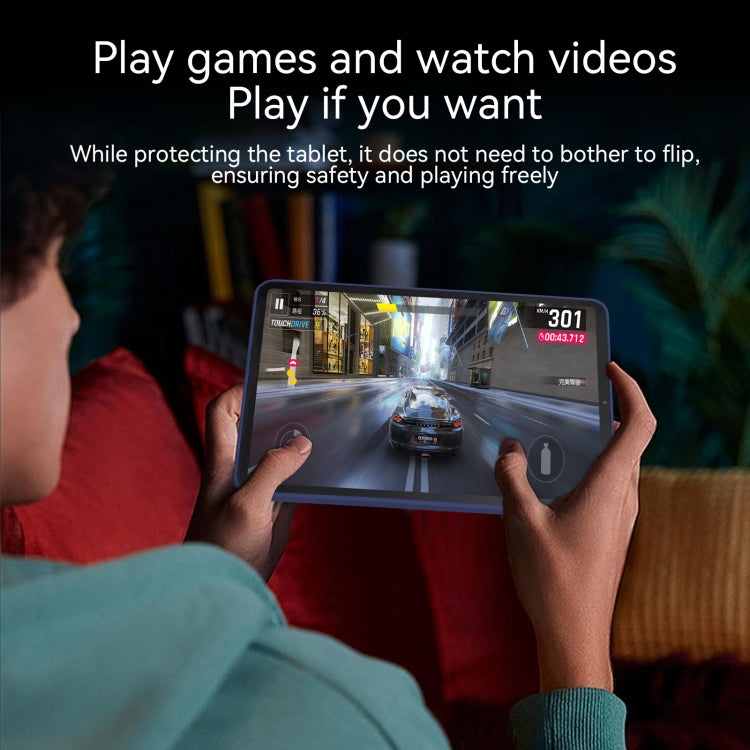 For iPad Pro 12.9 2022/2021/2020/2018 Skin Feel 2 in 1 PC Hybrid TPU Tablet Case(Blue) - iPad Pro 12.9 (2022/2021) Cases by buy2fix | Online Shopping UK | buy2fix