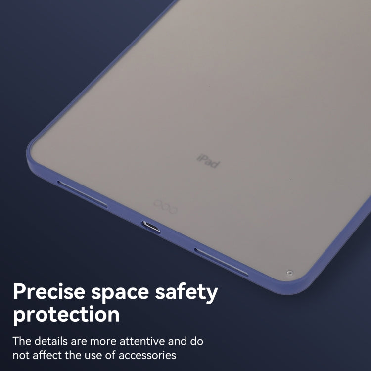 For iPad Pro 12.9 2022/2021/2020/2018 Skin Feel 2 in 1 PC Hybrid TPU Tablet Case(Blue) - iPad Pro 12.9 (2022/2021) Cases by buy2fix | Online Shopping UK | buy2fix