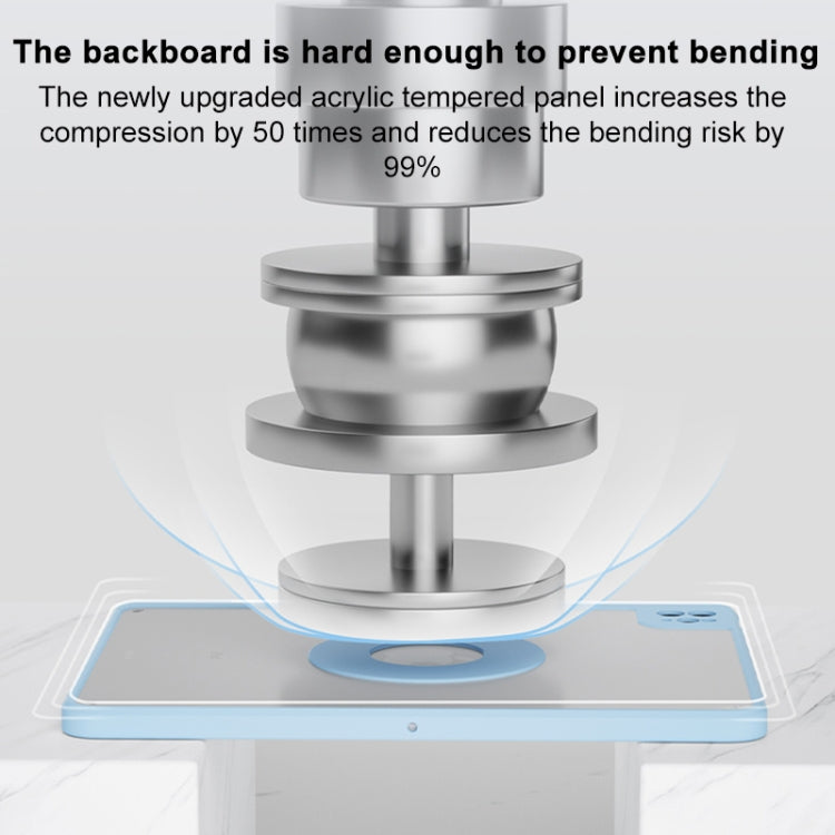 For iPad Pro 12.9 2022 / 2021 / 2020 Rotatable Magnetic Detachable Leather Tablet Case with Pen Slot(Blue) - iPad Pro 12.9 (2022/2021) Cases by buy2fix | Online Shopping UK | buy2fix