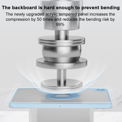 For iPad Pro 12.9 2022 / 2021 / 2020 Rotatable Magnetic Detachable Leather Tablet Case with Pen Slot(Blue) - iPad Pro 12.9 (2022/2021) Cases by buy2fix | Online Shopping UK | buy2fix