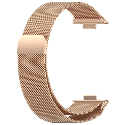For Huawei Watch Fit3 Milanese Metal Watch Band(Rose Gold) by buy2fix