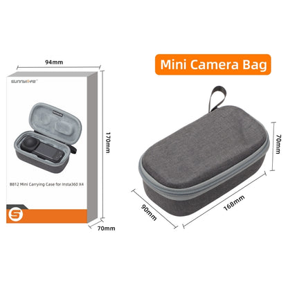 For Insta360 X4 Sunnylife Carrying Case Handbag, Model:X4-B812 Mini Camera Bag - Case & Bags by Sunnylife | Online Shopping UK | buy2fix