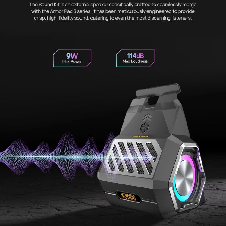 Ulefone PAD 3 PRO Portable Holder Wireless BT Speaker(Black) by Ulefone