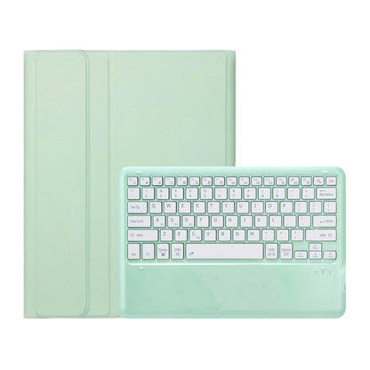 For iPad Pro 13 2024 A13B Detachable Ultra-Thin Bluetooth Keyboard Leather Tablet Case with Pen Slot(Light Green) - For iPad Pro by buy2fix | Online Shopping UK | buy2fix