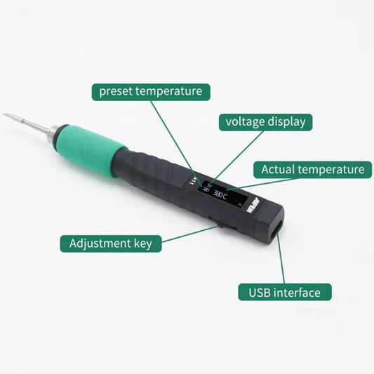 Aifen A11 Portable USB Charging Soldering Station with C210 Handle, EU Plug by buy2fix