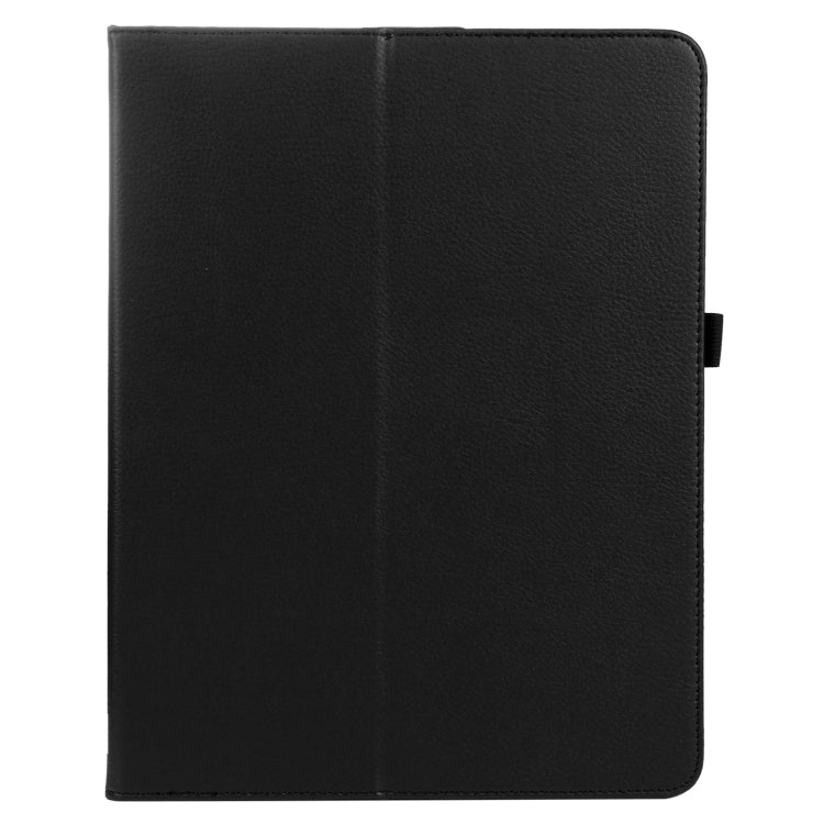 For iPad Air 11 2024 Litchi Texture Solid Color Leather Tablet Case(Black) - iPad Air 11 2024 Cases by buy2fix | Online Shopping UK | buy2fix