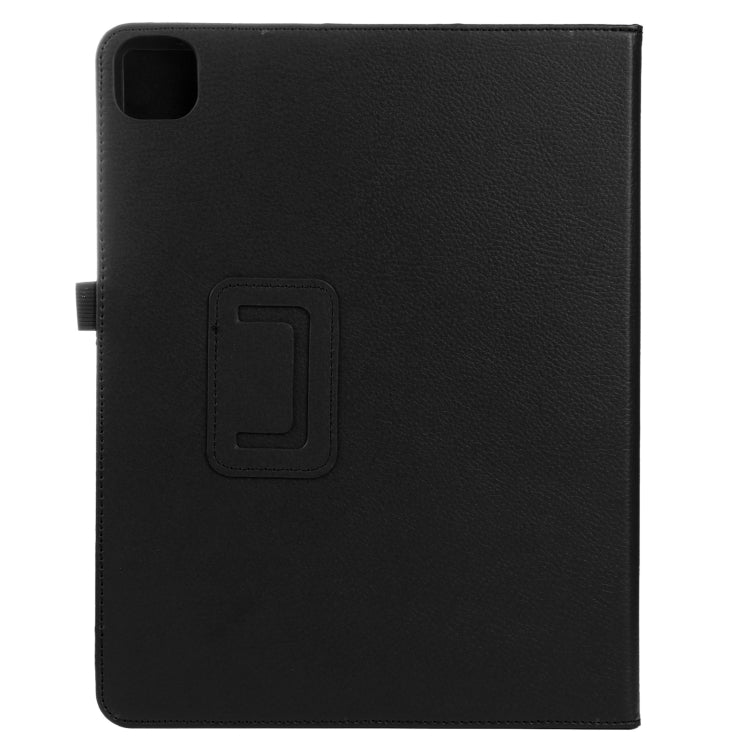 For iPad Air 11 2024 Litchi Texture Solid Color Leather Tablet Case(Black) - iPad Air 11 2024 Cases by buy2fix | Online Shopping UK | buy2fix