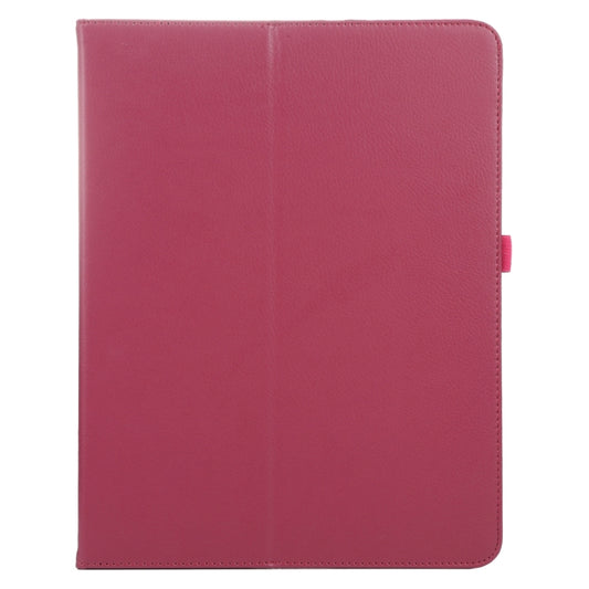 For iPad Pro 11 2025 / 2024 Litchi Texture Solid Color Leather Tablet Case(Rose Red) by buy2fix