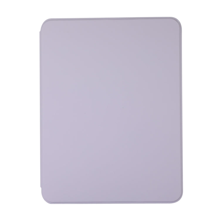 For iPad Pro 11 2024 2 in 1 Acrylic Split Rotating Leather Tablet Case(Lavender) - iPad Pro 11 2024 Cases by buy2fix | Online Shopping UK | buy2fix