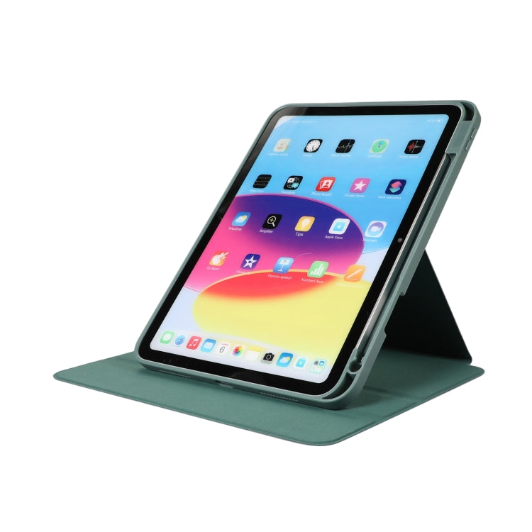 For iPad Pro 11 2024 2 in 1 Acrylic Split Rotating Leather Tablet Case(Ice Blue) - iPad Pro 11 2024 Cases by buy2fix | Online Shopping UK | buy2fix