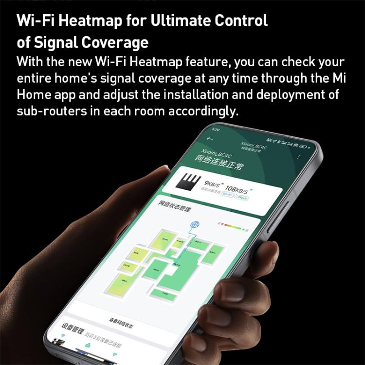 Xiaomi Router BE3600 WiFi7 2.5G Port Dual Band, US Plug(Black) - Wireless Routers by Xiaomi | Online Shopping UK | buy2fix