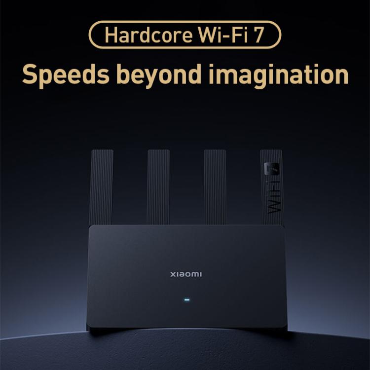 Xiaomi Router BE3600 WiFi7 2.5G Port Dual Band, US Plug(Black) - Wireless Routers by Xiaomi | Online Shopping UK | buy2fix