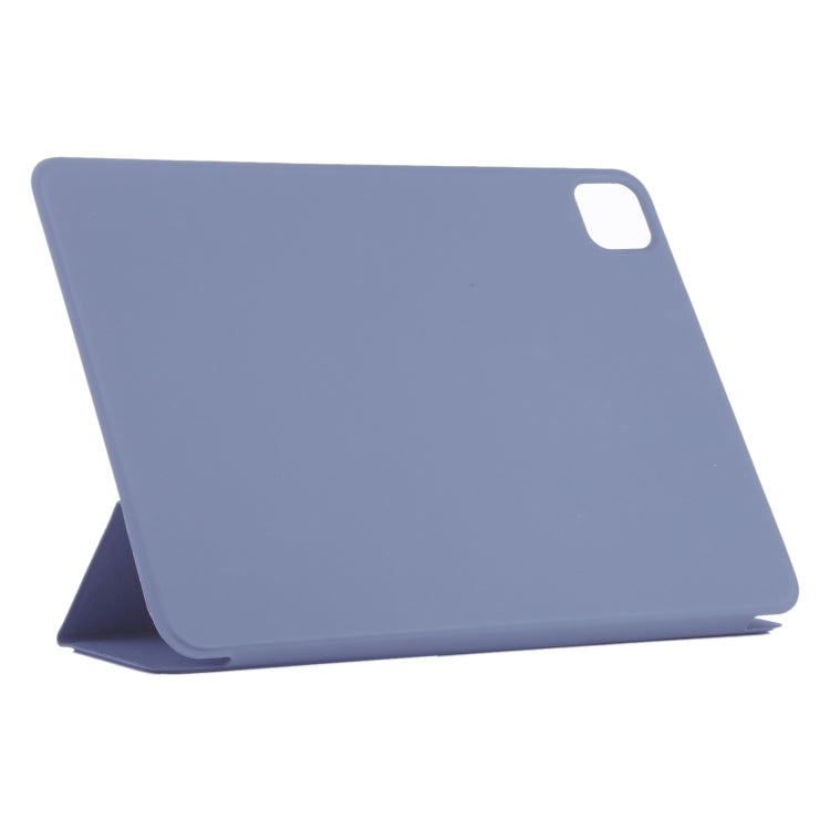 For iPad Pro 11 2024 Double-sided Clip Non-buckle Magnetic PU Smart Tablet Case(Purple) - iPad Pro 11 2024 Cases by buy2fix | Online Shopping UK | buy2fix