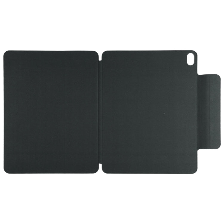 For iPad Air 13 2024 Double-sided Clip Fixed Buckle Magnetic PU Leather Smart Tablet Case(Black) - iPad Air 13 2024 Cases by buy2fix | Online Shopping UK | buy2fix