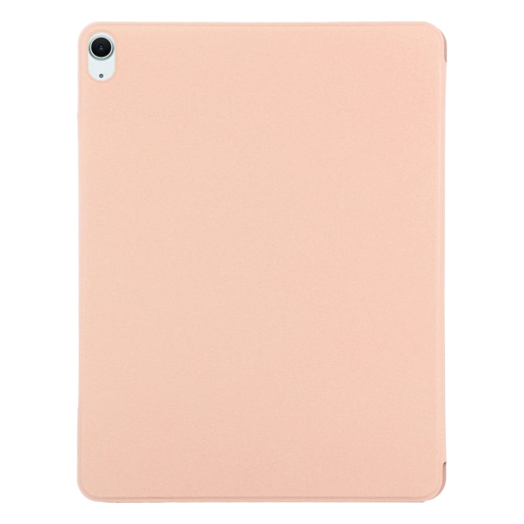 For iPad Air 13 2025 / 2024 Double-sided Clip Fixed Buckle Magnetic PU Leather Smart Tablet Case(Gold) by buy2fix