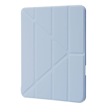 For iPad Pro 11 2024 Deformation Transparent Acrylic Leather Tablet Case(Light Blue) - iPad Pro 11 2024 Cases by buy2fix | Online Shopping UK | buy2fix