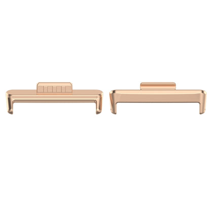 For Huawei Watch Fit3 20mm 1 Pair Metal Watch Band Connector(Rose Gold) - Other Accessories by buy2fix | Online Shopping UK | buy2fix