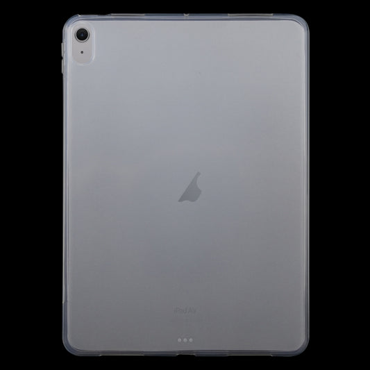For iPad Air 11 2025 / 2024 / 5 / 4 0.75mm Shockproof Outside Glossy Inside Frosted TPU Tablet Case(Transparent) by buy2fix