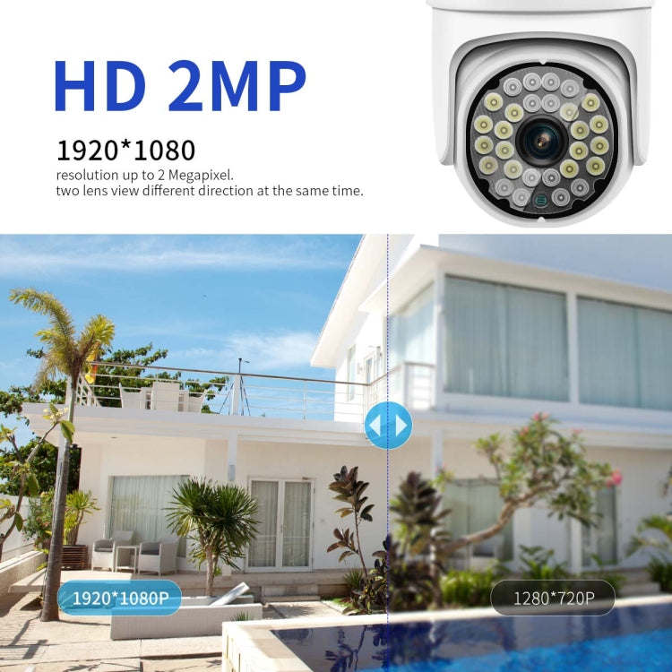 ESCAM PT305 2MP HD Motion Detection WiFi Intelligent Dual-light Source Camera(EU Plug) - Dome Camera by ESCAM | Online Shopping UK | buy2fix