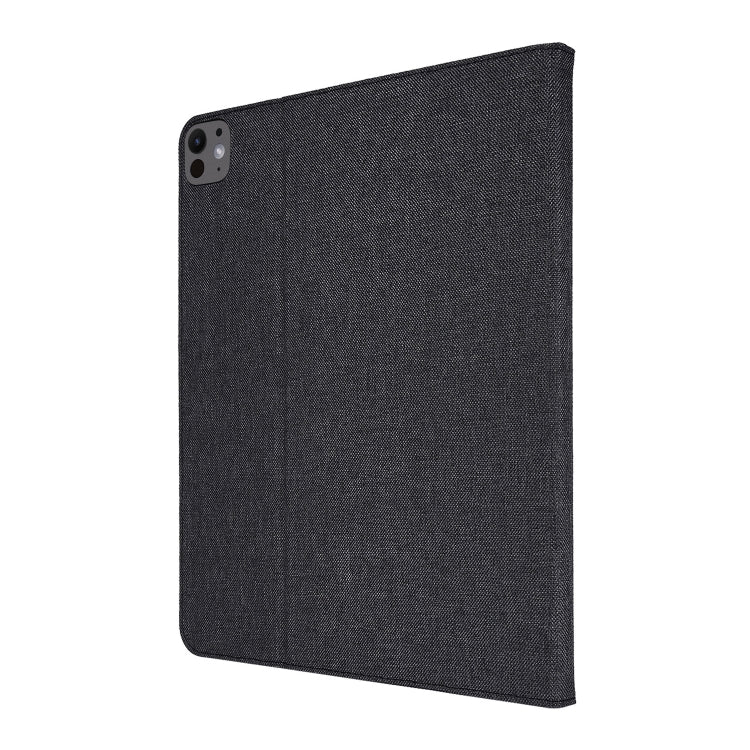 For iPad Air 13 2025 / 2024 Fabric Leather Tablet Case(Black) by buy2fix
