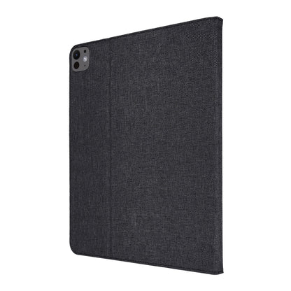 For iPad Air 13 2025 / 2024 Fabric Leather Tablet Case(Black) by buy2fix