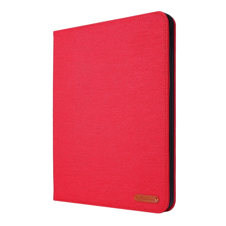 For iPad Pro 11 2024 Fabric Leather Tablet Case(Red) - iPad Pro 11 2024 Cases by buy2fix | Online Shopping UK | buy2fix