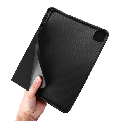 For iPad Pro 11 2024 Fabric Leather Tablet Case(Black) - iPad Pro 11 2024 Cases by buy2fix | Online Shopping UK | buy2fix