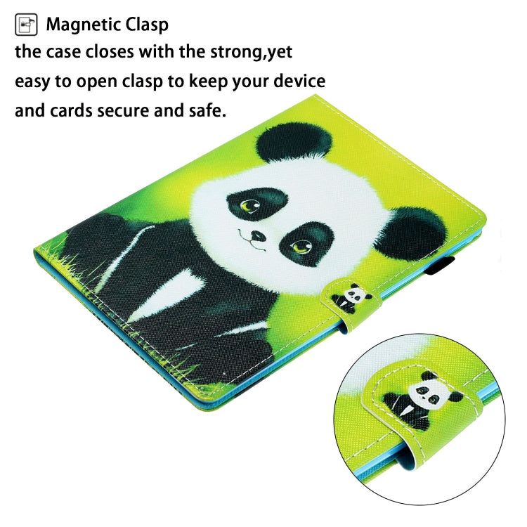 For iPad Pro 11 2024 Coloured Drawing Stitching Smart Leather Tablet Case(Panda) - iPad Pro 11 2024 Cases by buy2fix | Online Shopping UK | buy2fix