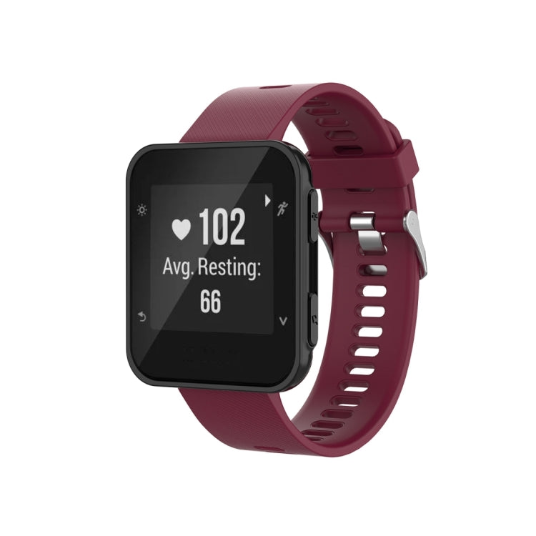 For Garmin Forerunner 35/30/35J/ForeAthlete 35J xDfind Silicone Watch Band(Wine Red) by xDfind