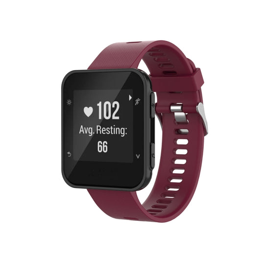 For Garmin Forerunner 35/30/35J/ForeAthlete 35J xDfind Silicone Watch Band(Wine Red) by xDfind