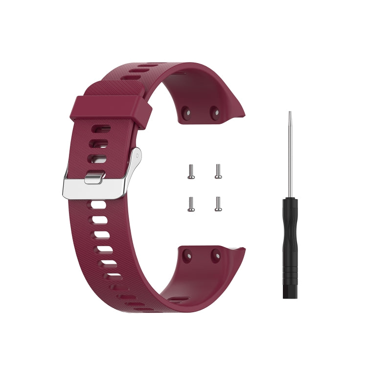 For Garmin Forerunner 35/30/35J/ForeAthlete 35J xDfind Silicone Watch Band(Wine Red) by xDfind
