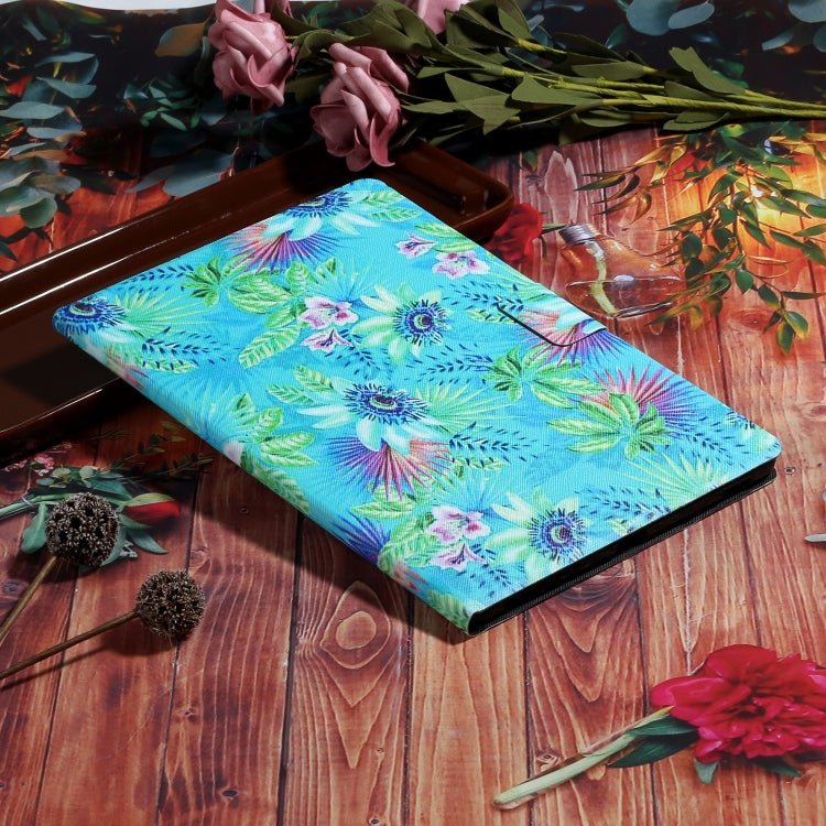 For iPad Pro 11 2024 Voltage Coloured Drawing Smart Leather Tablet Case(Flowers) - iPad Pro 11 2024 Cases by buy2fix | Online Shopping UK | buy2fix