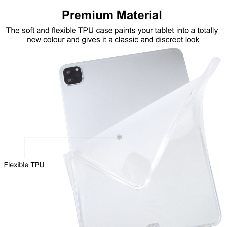 For iPad Pro 11 2025 / 2024 TPU Tablet Case(Frosted Clear) by buy2fix
