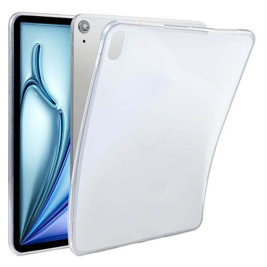 For iPad Air 13 2026 / 2025 / 2024 TPU Tablet Case(Frosted Clear)