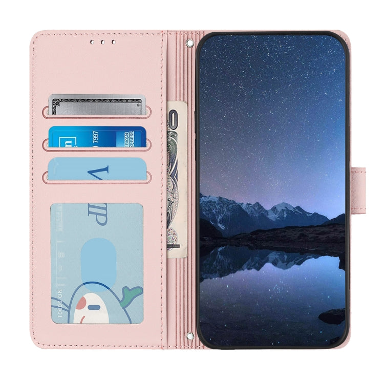 For OnePlus Nord 4 5G Cat Rat Embossed Pattern RFID Leather Phone Case with Lanyard(Pink) by buy2fix
