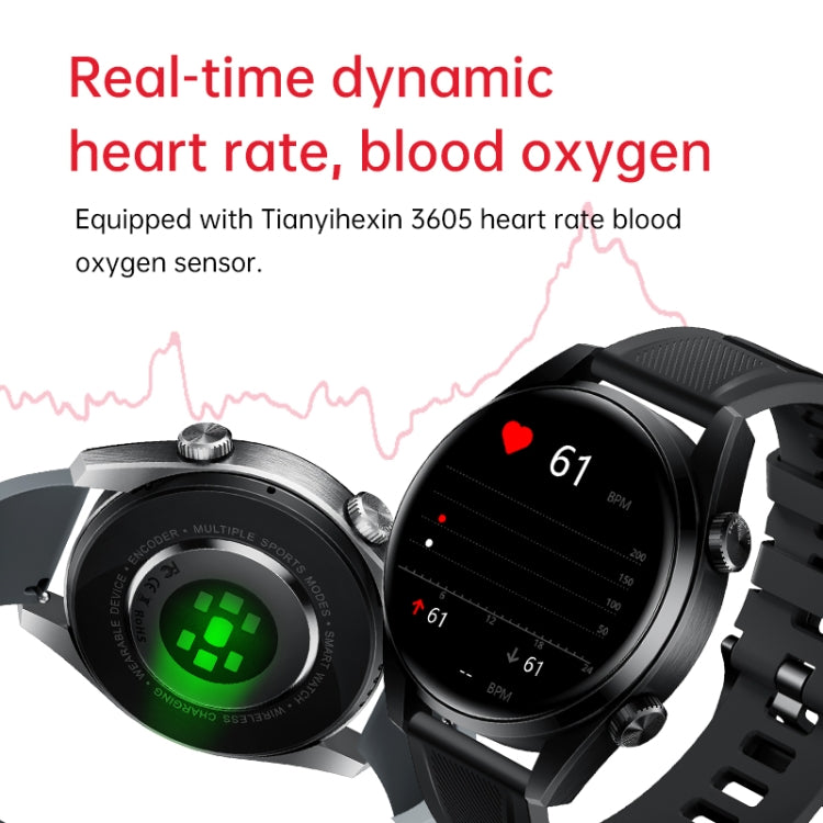 WS-11 1.43 inch IP67 Sport Smart Watch, Support Bluetooth Call / Sleep / Blood Oxygen / Heart Rate / Blood Pressure Health Monitor(Black) - Smart Watches by buy2fix | Online Shopping UK | buy2fix