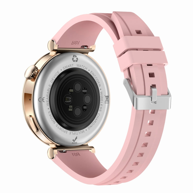 WS520 1.28 inch IP67 Sport Smart Watch, Support Bluetooth Call / Sleep / Blood Oxygen / Heart Rate / Blood Pressure Health Monitor(Rose Gold+Pink) - Smart Watches by buy2fix | Online Shopping UK | buy2fix
